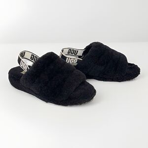 Ugg Fluff Yeah Slide Slipper Sandal Cozy Stretchy Slingback Strap Fur Platform 9